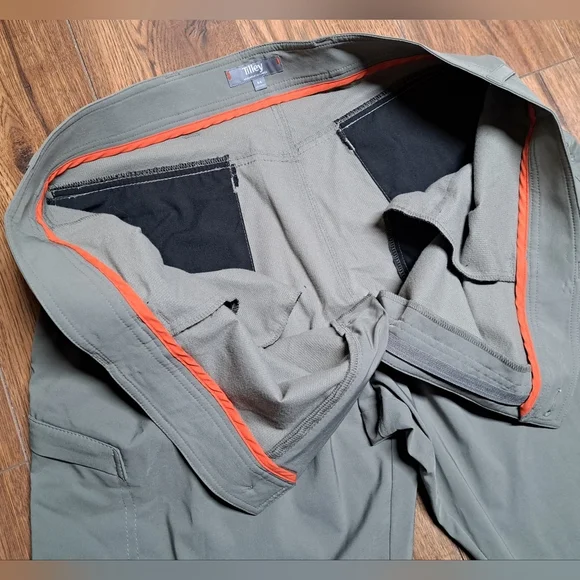 Tilley Canada Men's Pants Hiking Outdoors Ripstop Green  HQ Size 44 Actual 45x30 - Picture 12 of 12